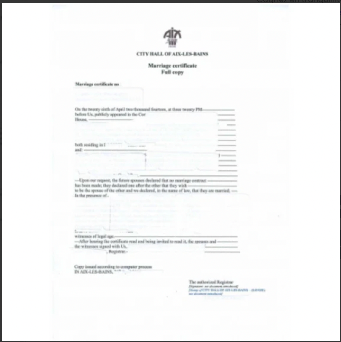 Traduction acte de naissance assermentée – Livraison 48h